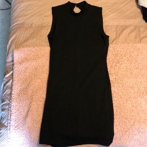 Simple Black bodycon Party Dress